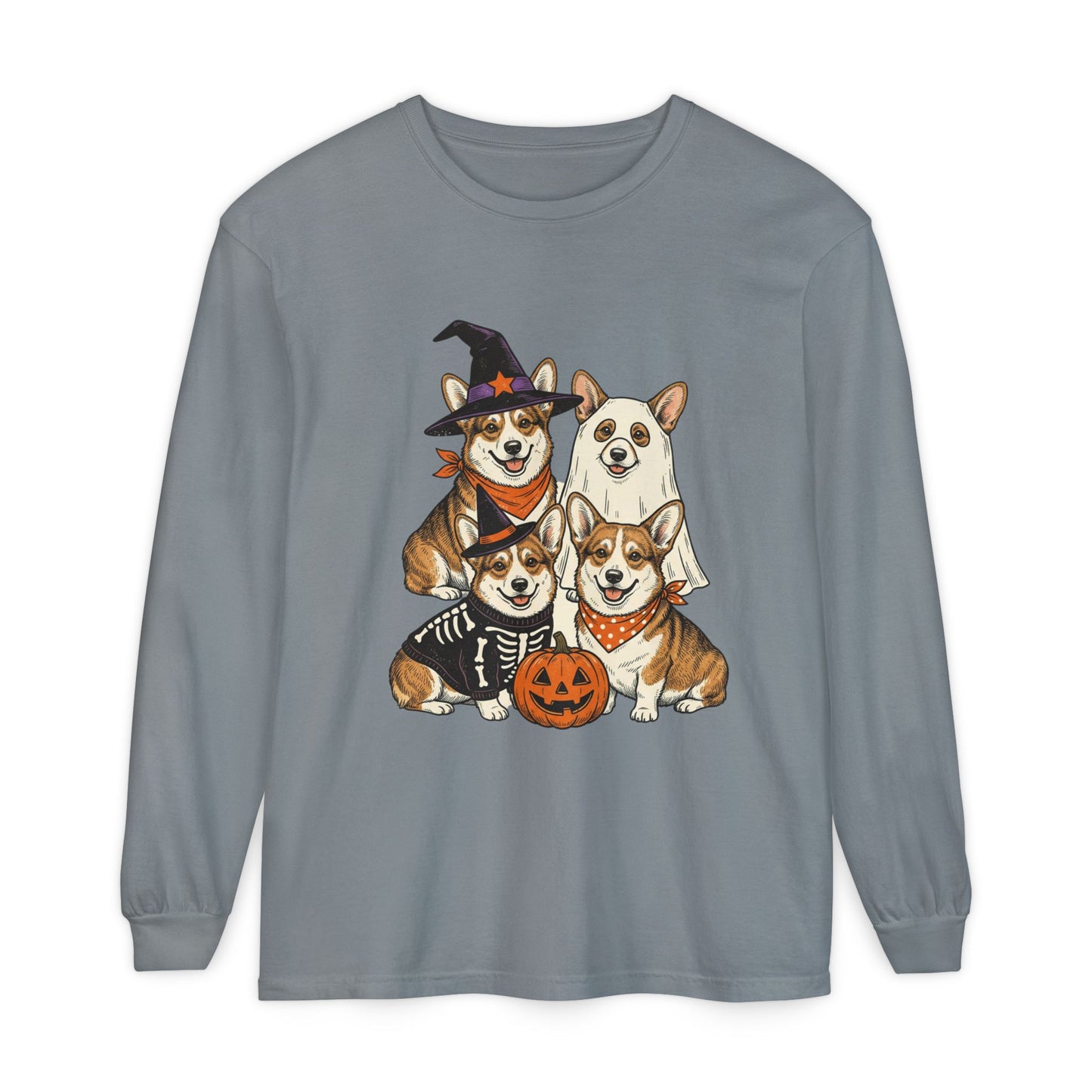 Halloween Corgi Pack Long Sleeve Tee