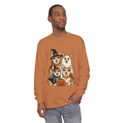 Halloween Corgi Pack Long Sleeve Tee