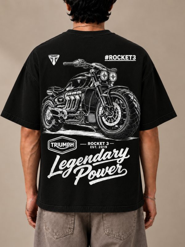 Áo Thun Triumph Rocket 3 - Legendary Power